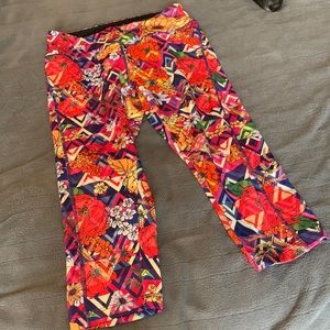 Floral LulaRoe athletic/workout Capri
